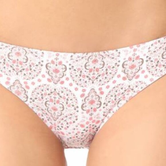 Eberjey Lot of 2 Pretty Pink Bikini Bottoms Size L New - Picture 2 of 10